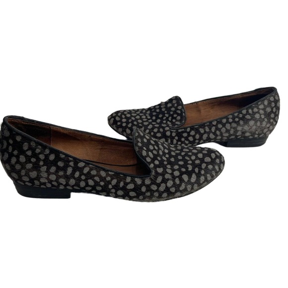 jeffrey Campbell spotted fur Loafer flats Size 6.5 - Picture 1 of 6